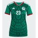 Billige Fotballdrakt Mexico Jesus Gallardo #23 Replika Hjemmedrakt Dame VM 2026 Kortermet Billige Fotballdrakt Mexico Jesus Gallardo #23 Replika Hjemmedrakt Dame VM 2026 Kortermet